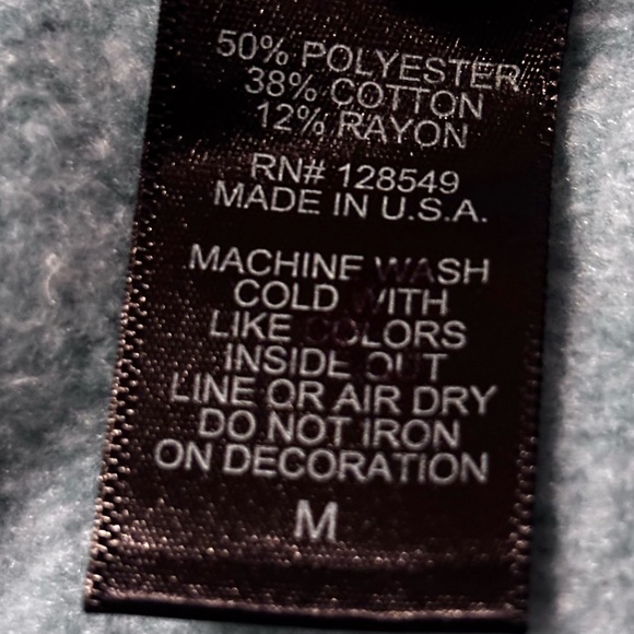 Aviator Nation 5 Stripe Zip Hoodie Woman’s Aquamarine/Aqua Size Medium - Picture 9 of 9